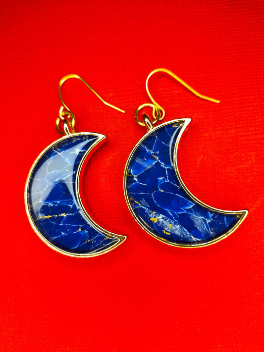 Lapis Lazuli Crescents