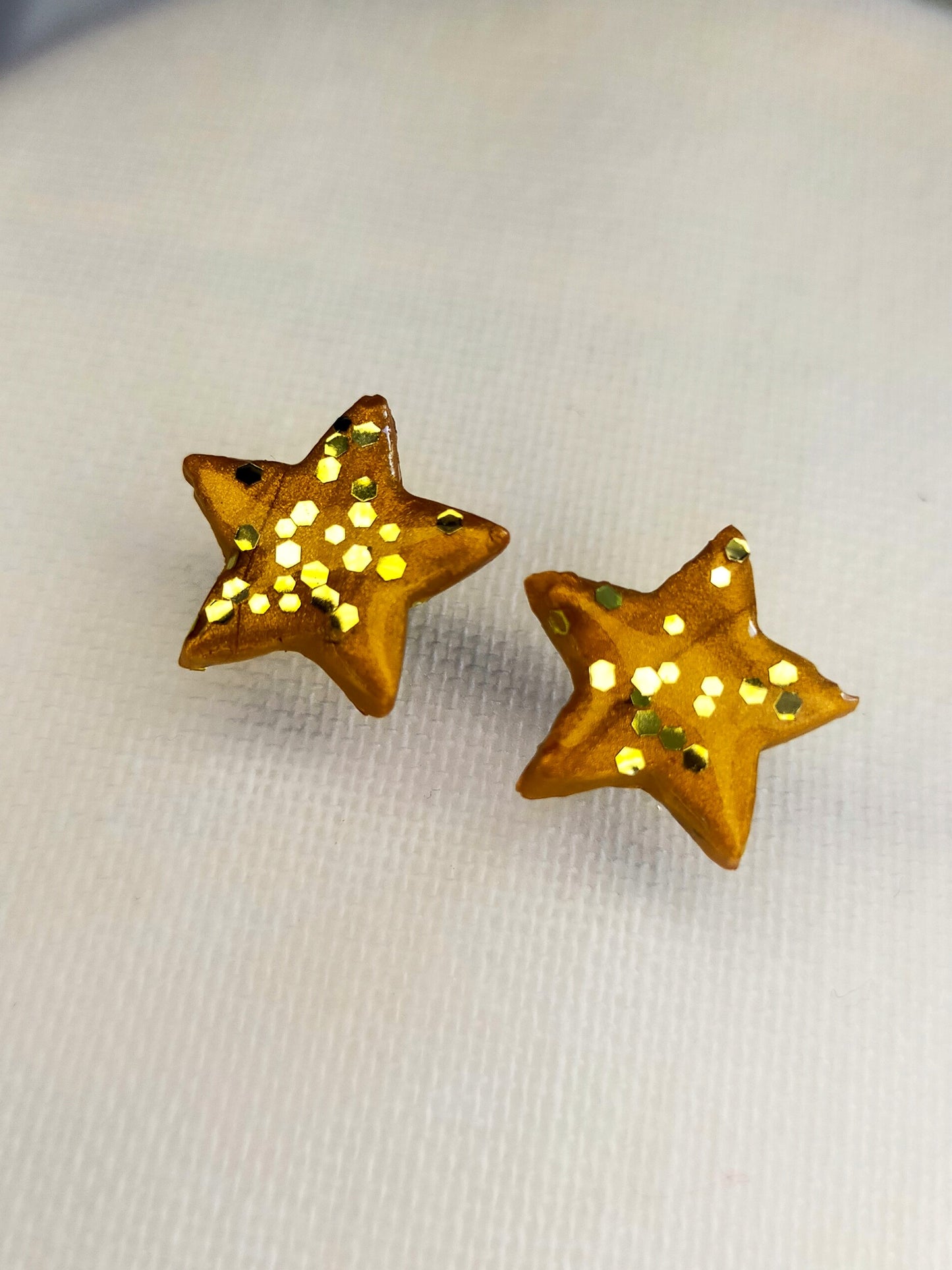 Gold Sparkle Stars